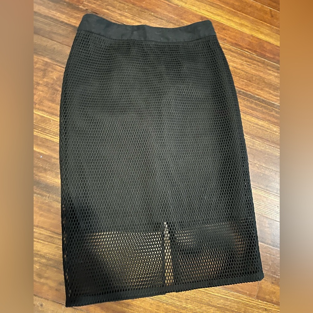 Black Mesh Skirt